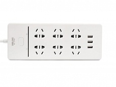 国标 智能Wi-Fi 远程控制6位五孔带3位USB排插 3C认证 CD98I-AK6X3UW